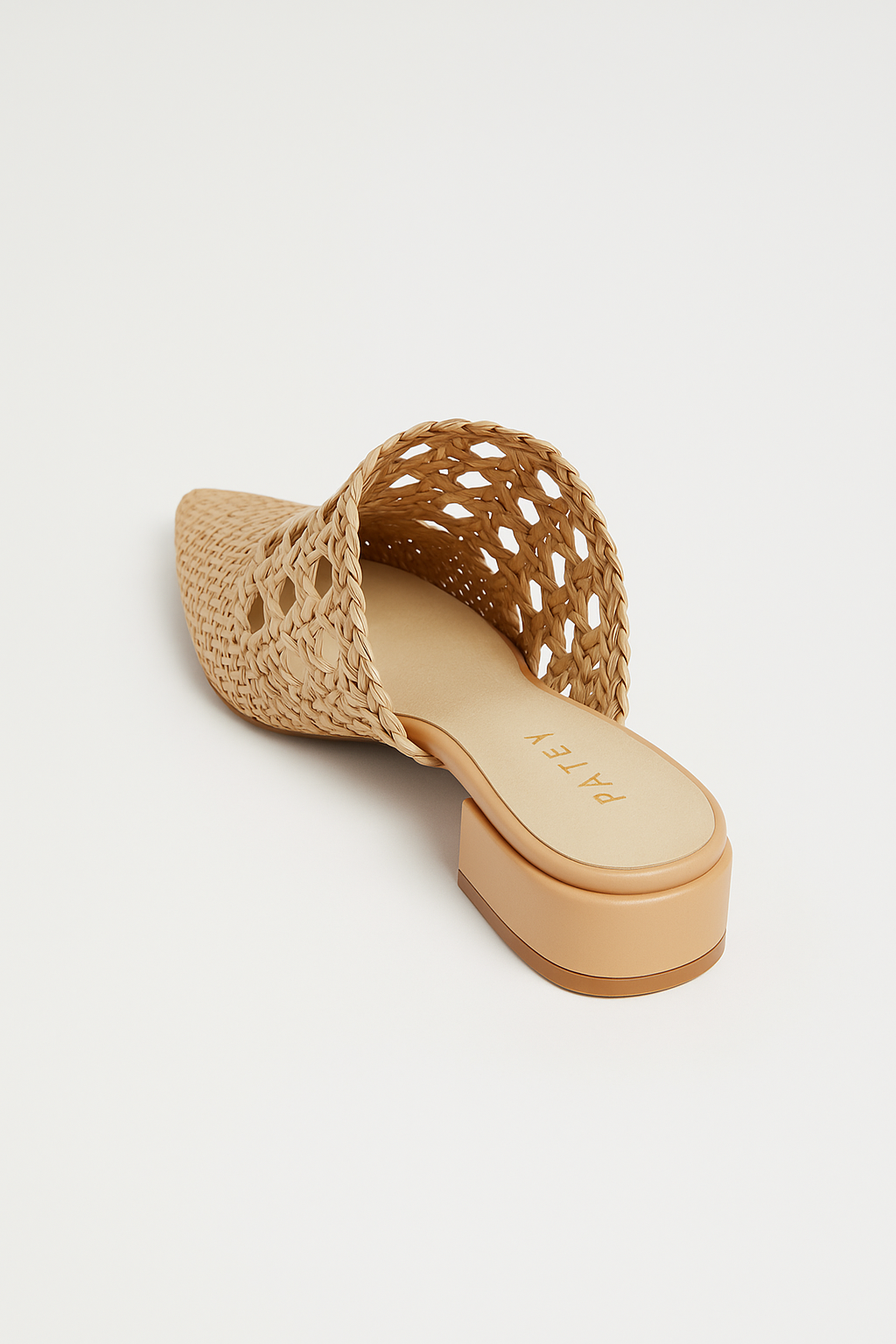 MULE TISSÉ CAMEL