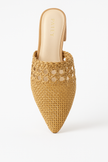 MULE TISSÉ CAMEL