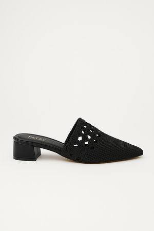 MULE TISSÉ NEGRO