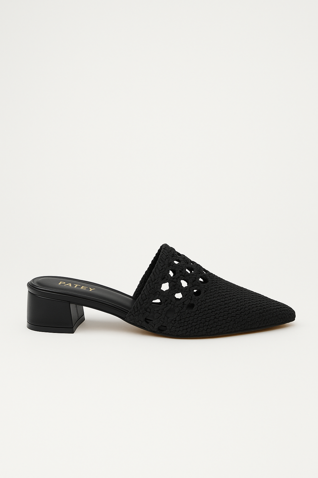 MULE TISSÉ NEGRO