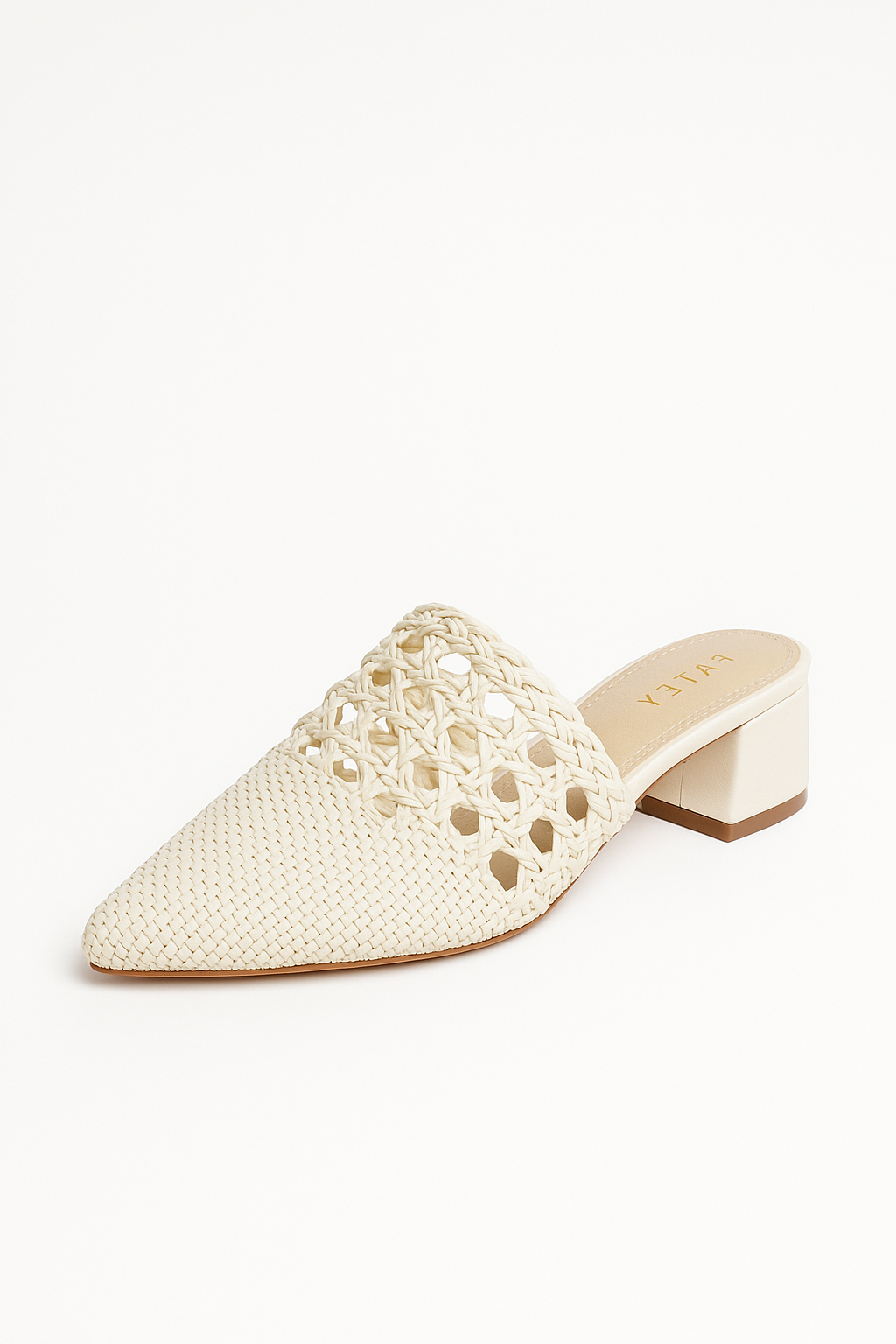 MULE TISSÉ BLANCO