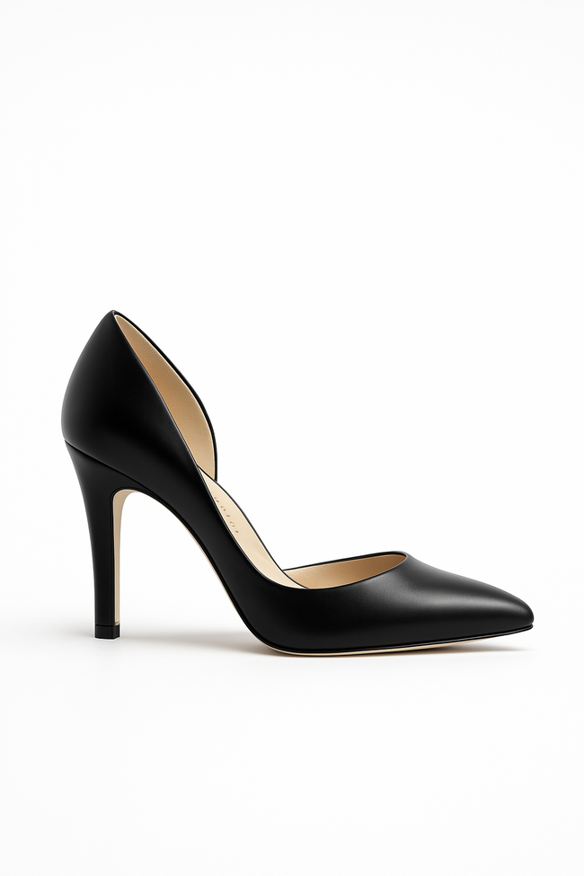 TACON ESTILÉ NEGRO PIEL