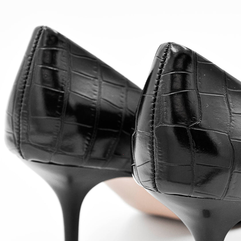 TACON ROMELIA CROCO NEGRO