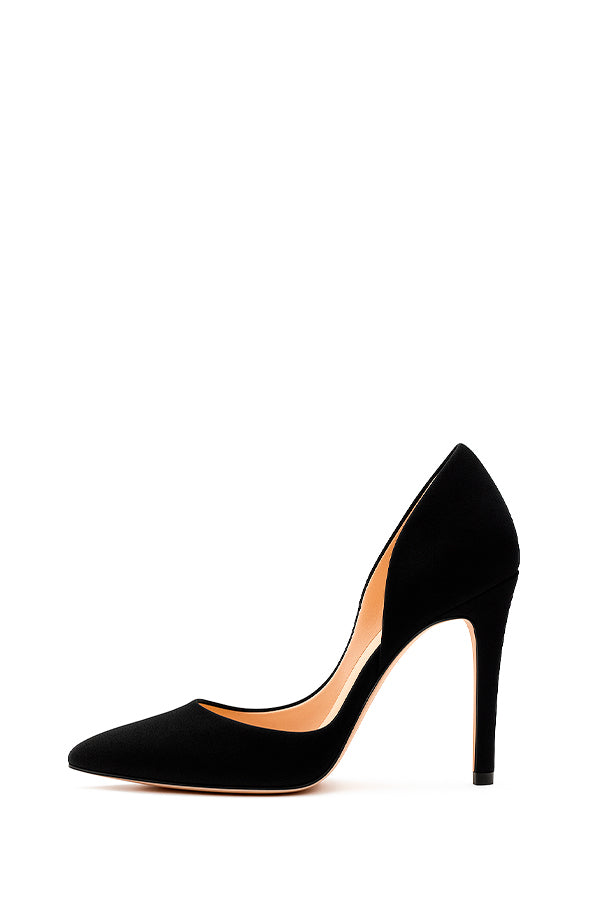 TACON ESTILÉ NEGRO GAMUZA